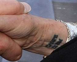 She is also a tattoo lover and also has a tattoo on her right wrist of 